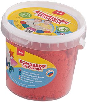 Домашняя песочница "Красный песок" 1 кг
