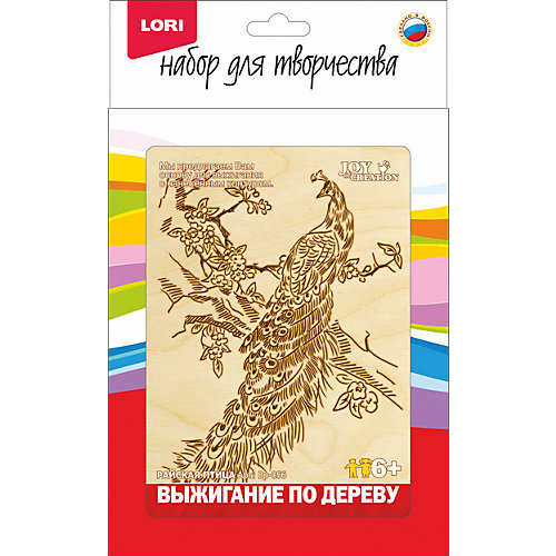 Выжигание в рамке "Райская птица" от LORI
