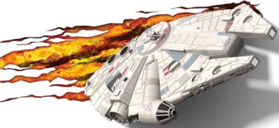 Пробивной 3D светильник "Тысячелетний сокол", Звёздные Войны