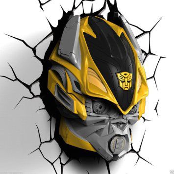 Пробивной 3D светильник "Бамблби", Трансформеры