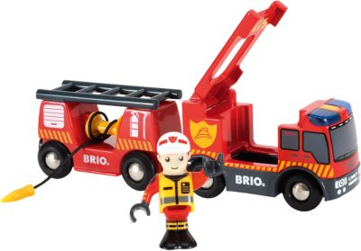 BRIO Feuerwehrauto Leiterwagen mit Licht und Ton 33576  Fire Engine 