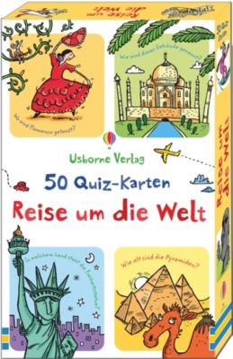 Buch - 50 Quiz-Karten: Reise um die Welt