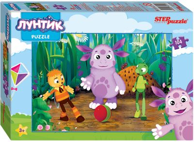 Пазл "Лунтик", 104 детали, Step Puzzle