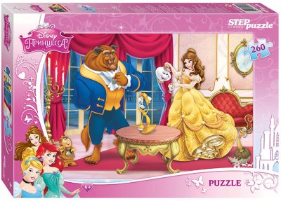 Пазл "Красавица и Чудовище", 260 деталей, Step Puzzle