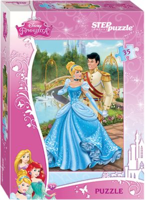 Пазл "Золушка", 35 деталей, Step Puzzle