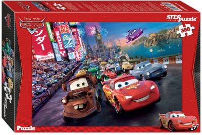 Пазл "Тачки-2", 360 деталей, Step Puzzle