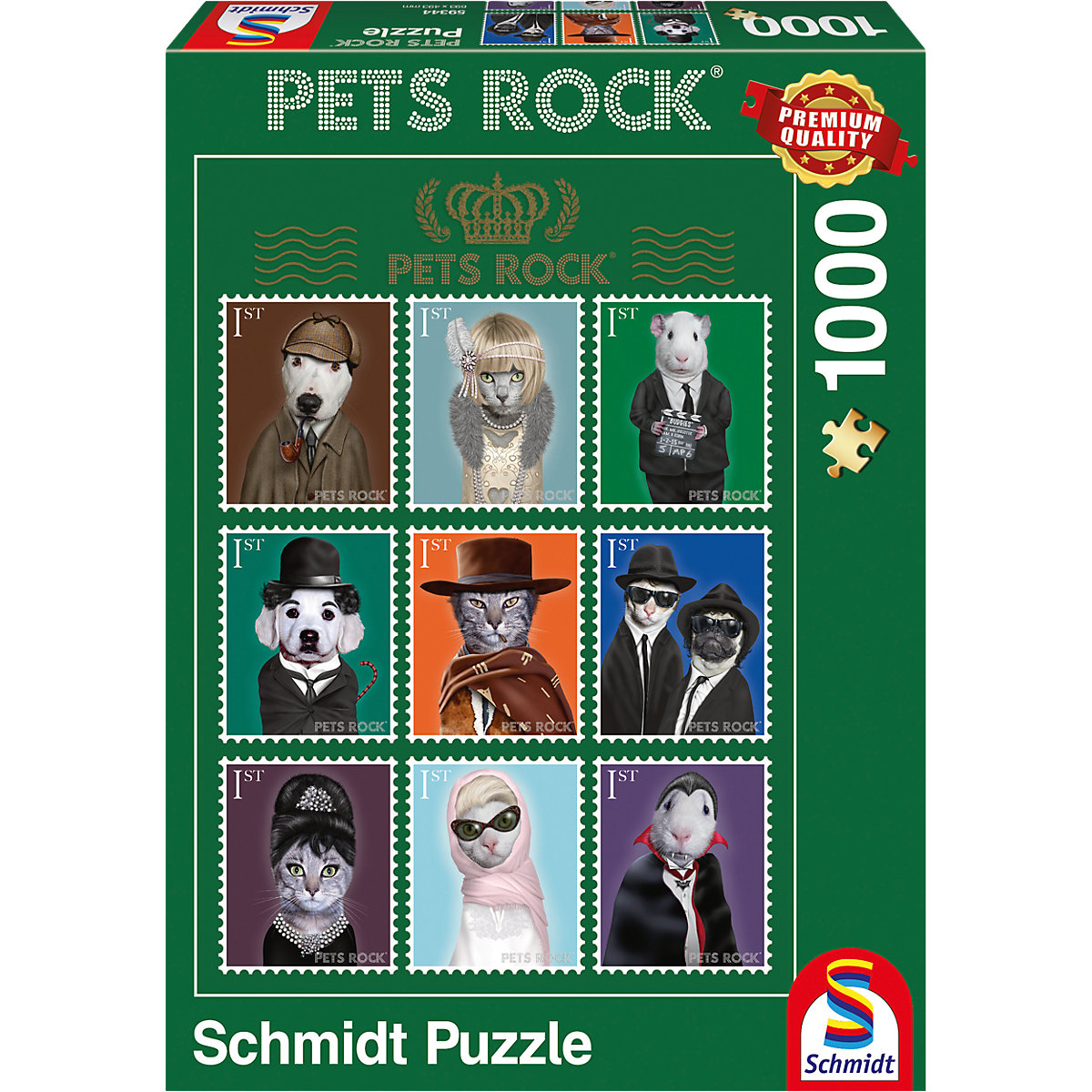 Pets Rock Kino Puzzle 1000 Teile, Schmidt Spiele myToys