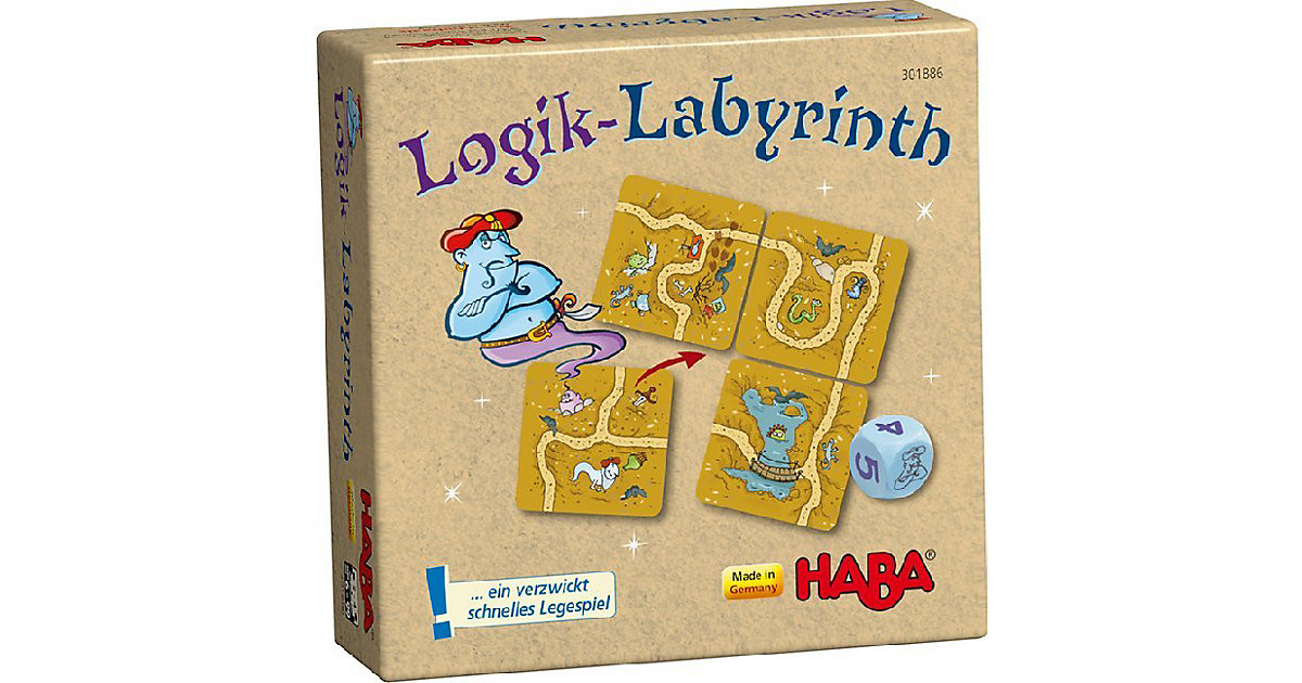 Brettspiele: HABA HABA 301886 Mitbringspiel Logik-Labyrinth