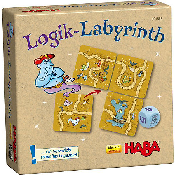 HABA 301886 Mitbringspiel Logik-Labyrinth