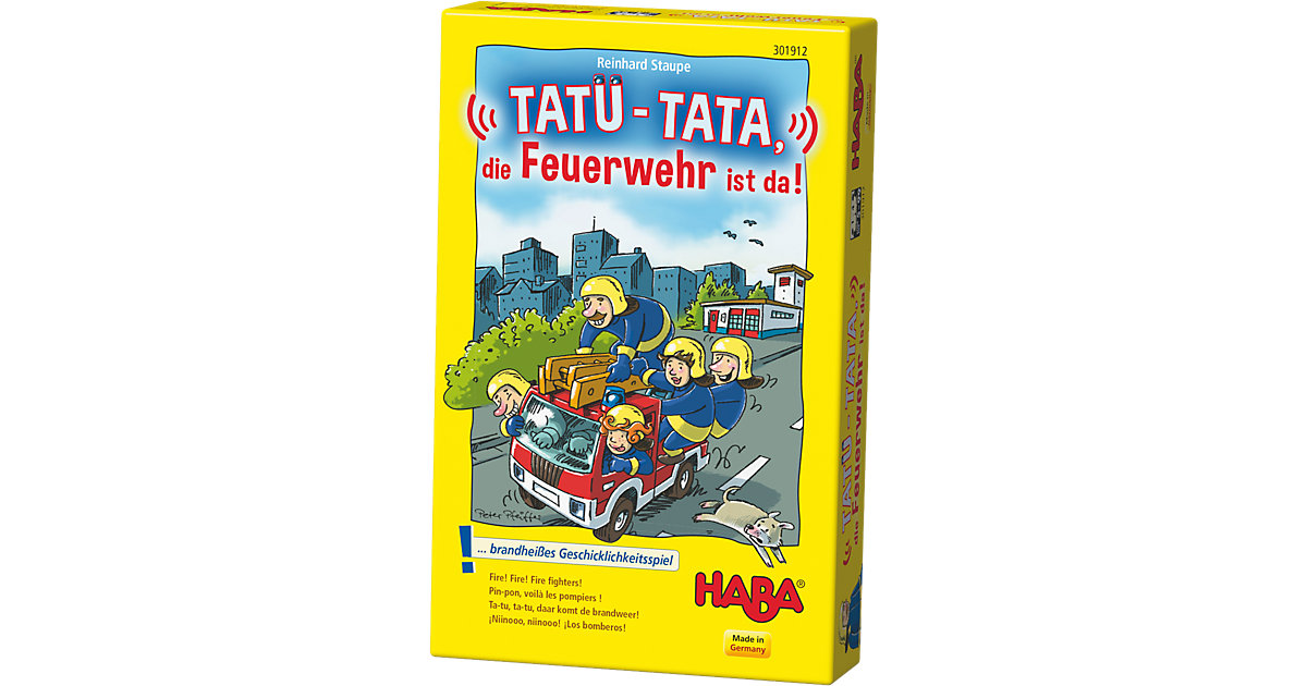 Tatü-Tata, die Feuerwehr ist da! Tatü-Tata, die Feuerwehr ist da!