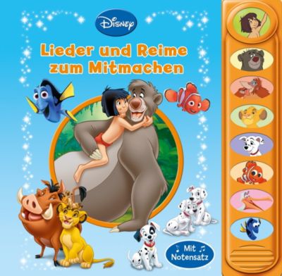 Buch - Disney Klassik, Lieder und Reime zum Mitmachen, Soundbuch mit Liedern