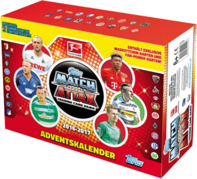 Topps Match Attax Adventskalender 2016, Topps myToys