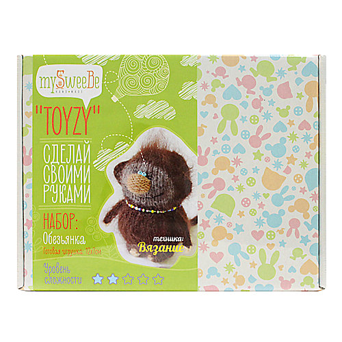 Набор для вязания Toyzy "Обезьянка" от TOYZY