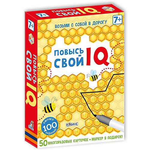 Развивающие карточки "Повысь свой IQ" от Робинс
