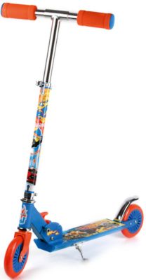 Складной самокат, Рама 80% алюминий, 20% сталь, Hot Wheels