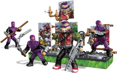 Фигурки "Черепашки Ниндзя", MEGA BLOKS