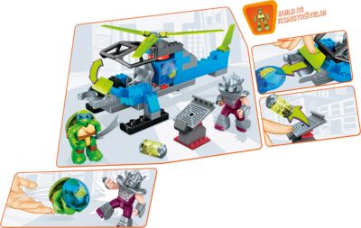 Вертолет Черепашки Ниндзя, MEGA BLOKS