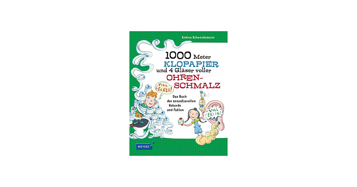 1000 Meter Klopapier und 4 Gläser voller Ohrenschmalz 1000 Meter Klopapier und 4 Gläser voller Ohrenschmalz