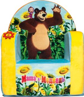 Кресло "Маша и Медведь" с музыкальным элементом