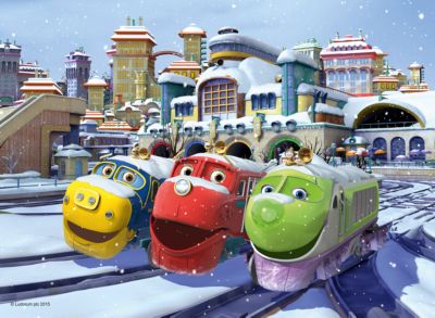 Пазл "В зимнем городе", 300 деталей , Чаггингтон