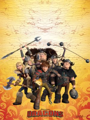 Tischdecke Dragons 120 x 180 cm