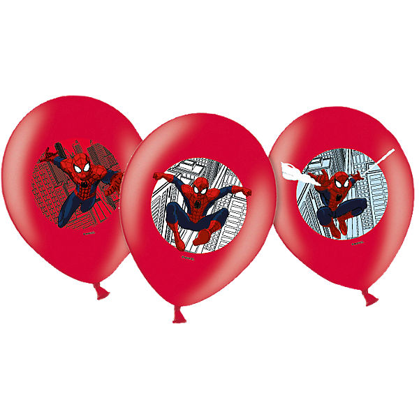 Luftballon Spider-Man, 6 Stück