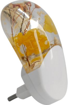 Желтый ночник с фотоэлементом "Осень" 0.2 Вт