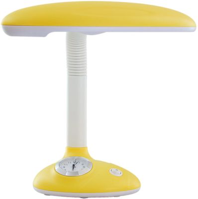 Жёлтый светильник-часы, 11 Вт