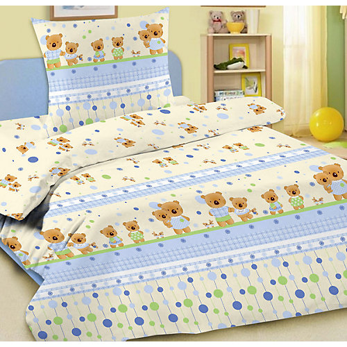 Детское постельное белье 3 предмета Letto, простыня на резинке, BGR-15 от Letto