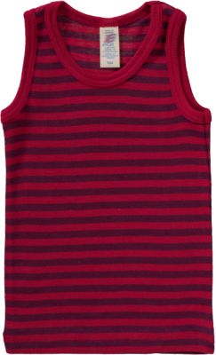 Unterhemd Wolle/Seide rot Gr. 92 Mädchen Kleinkinder