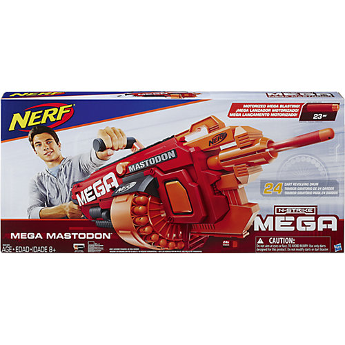 Бластер Нерф Мега "Мастодон" 24 стрелы от Hasbro
