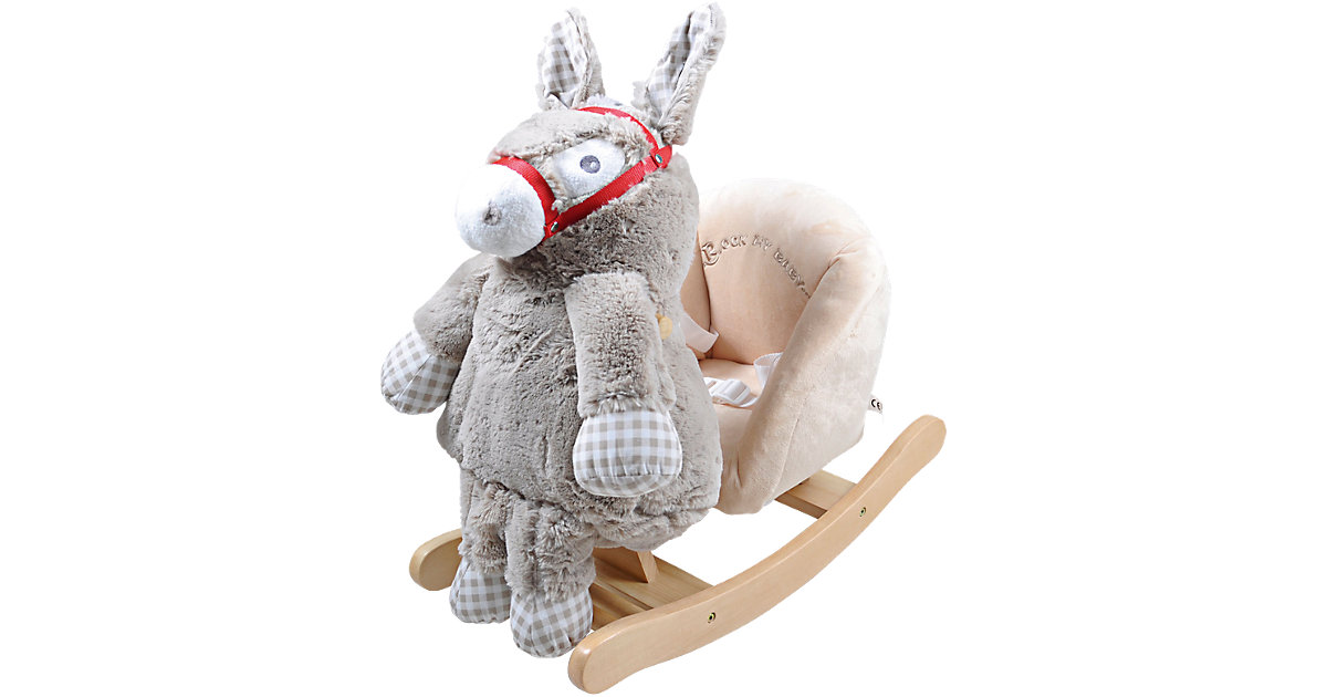 Knorr Toys · Schaukeltier Esel Toki mit abnehmbarem Stofftier inkl. Gurt Knorr Toys · Schaukeltier Esel Toki mit abnehmbarem Stofftier inkl. Gurt