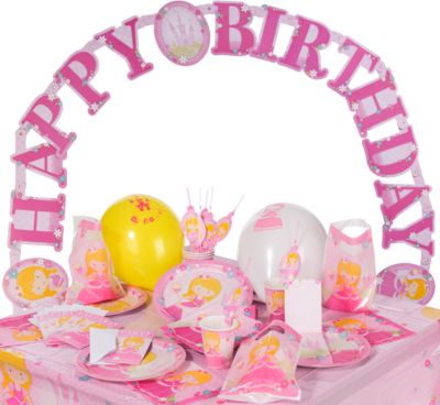 Partyset My Princess, 68-tlg. rosa