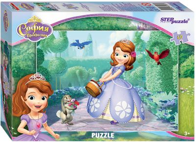 Пазл "Принцесса София", 60 деталей, Step Puzzle