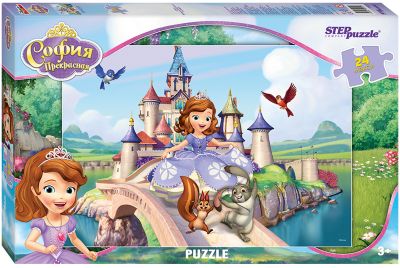 Пазл "Принцесса София", 24 MAXI детали, Step Puzzle