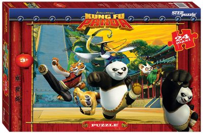 Пазл "Кунг-фу Панда", 24 MAXI детали, Step Puzzle
