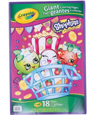 Большая раскраска "Shopkins"