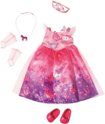 Mrltau Prinzessin Puppenkleidung - Outfit Mit Mantel Für 15/18cm Puppen Rot