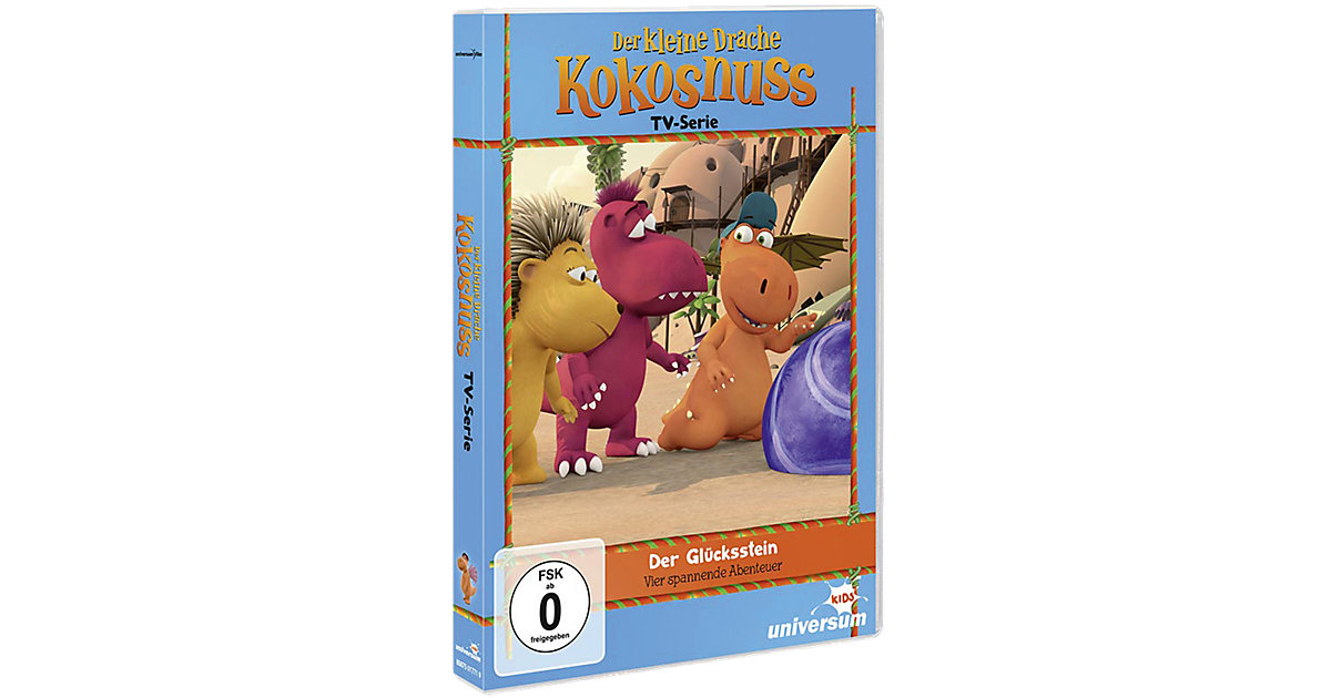 DVD Der kleine Drache Kokosnuss - Der Glücksstein Hörbuch
