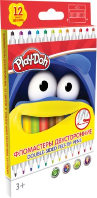 Фломастеры (12 цветов), Play-Doh