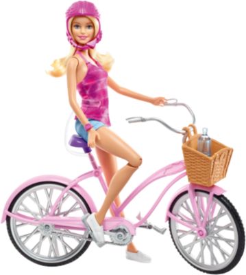 Barbie Puppe mit Fahrrad, Barbie myToys