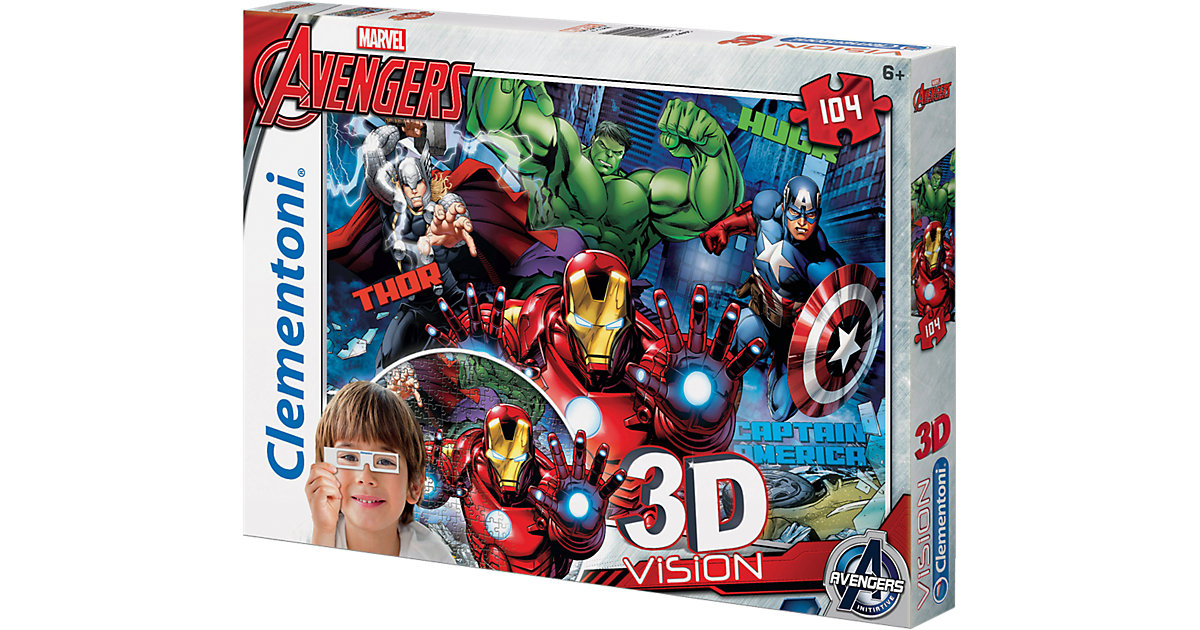 3D Puzzle 104 Teile - Avengers