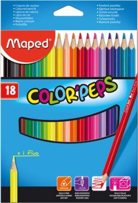 Набор цветных карандашей Maped Colorpeps, 18 цветов