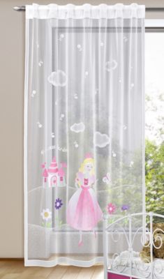 Prinzessin Disneys Princess Schlaufenschal 145 x 245 cm Gardine Vorhang 