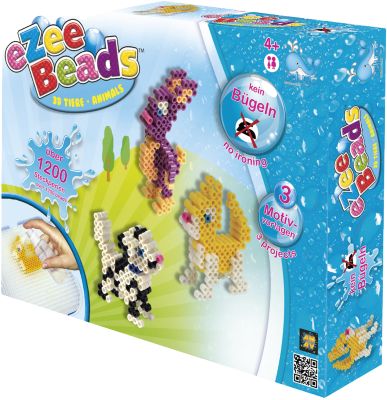 eZee Beads Sprühperlen 3D-Tiere, 1.200 Perlen