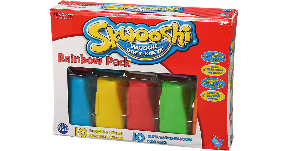 Skwooshi Soft-Knete Rainbow Pack