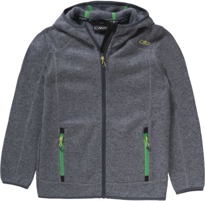 CMP Jungen Fleecejacke Mit Kapuze - Stretch Performance Für Outdoor Abenteuer