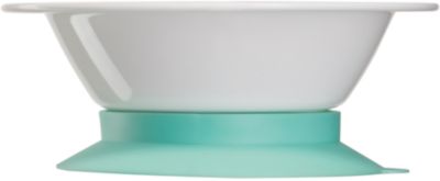 Тарелка глубокая с присоской, Happy Baby, мятный