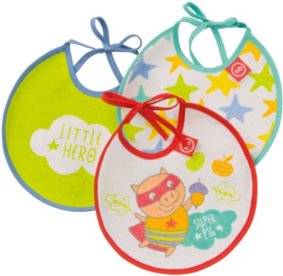 Набор нагрудных фартуков Pig, Happy Baby