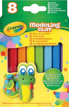 Незасыхающий пластилин "Классика", 8 цв